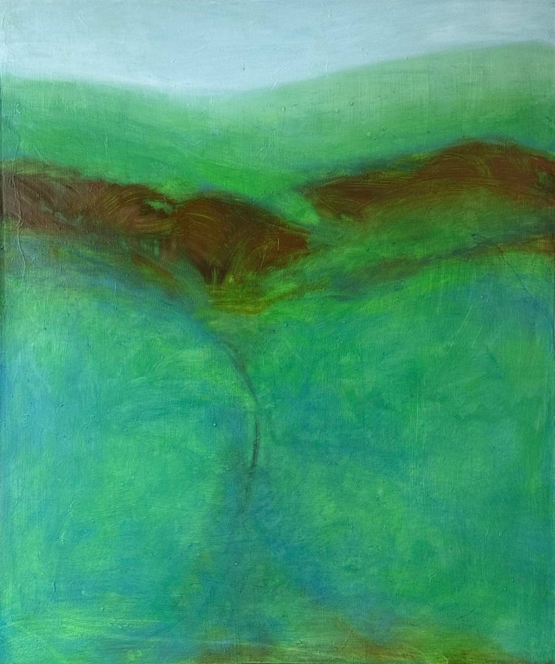 Даль. Холст, акрил, масло, 118х100 см, 2024